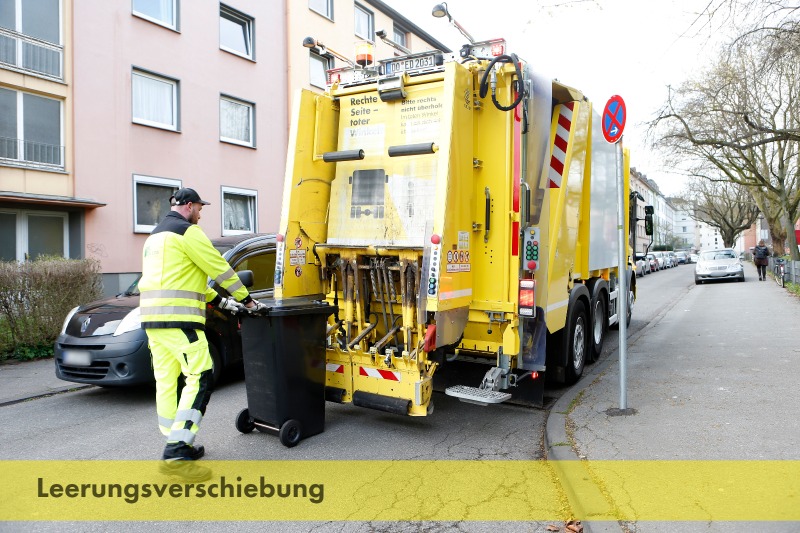 Leerungsverschiebung - Karfreitag 7.04.