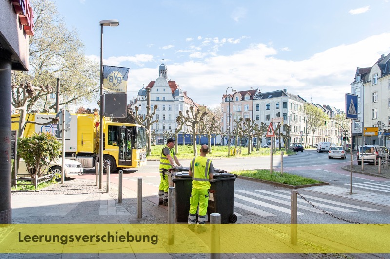 Leerungsverschiebung - Fronleichnam 08.06.