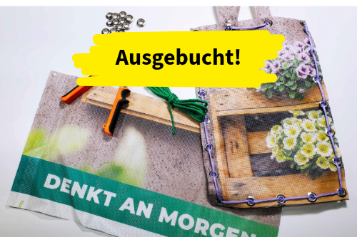 Workshop: Banner-Upcycling ausgebucht!